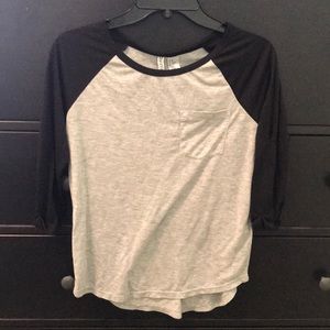 Divided Baseball Ringer Pocket 70’s Retro Shirt